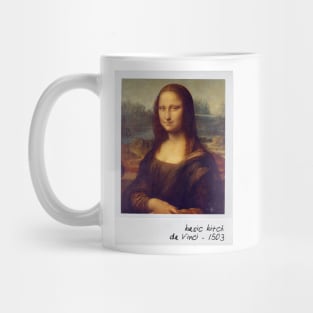 leonardo da vinci - basic bitch mona lisa Mug